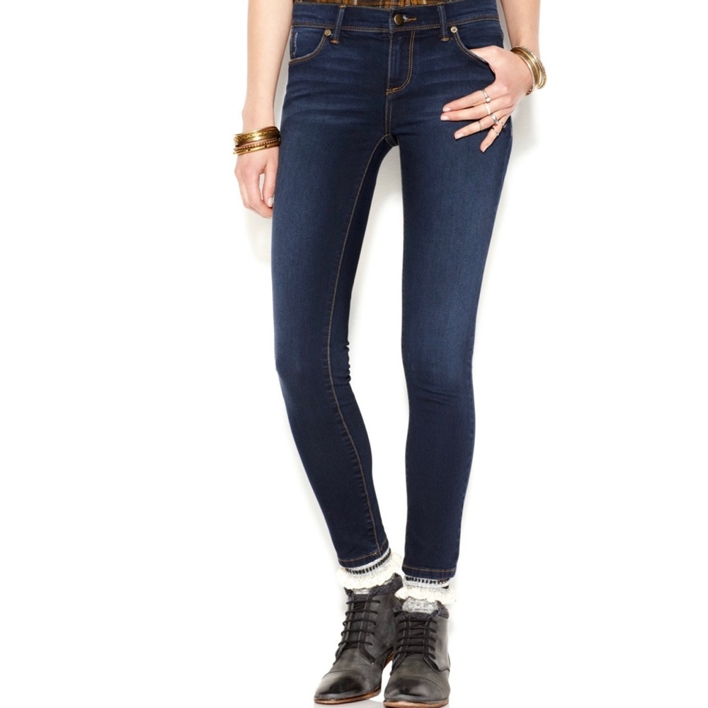 FREE PEOPLE FADED SKINNY FIT JEANS